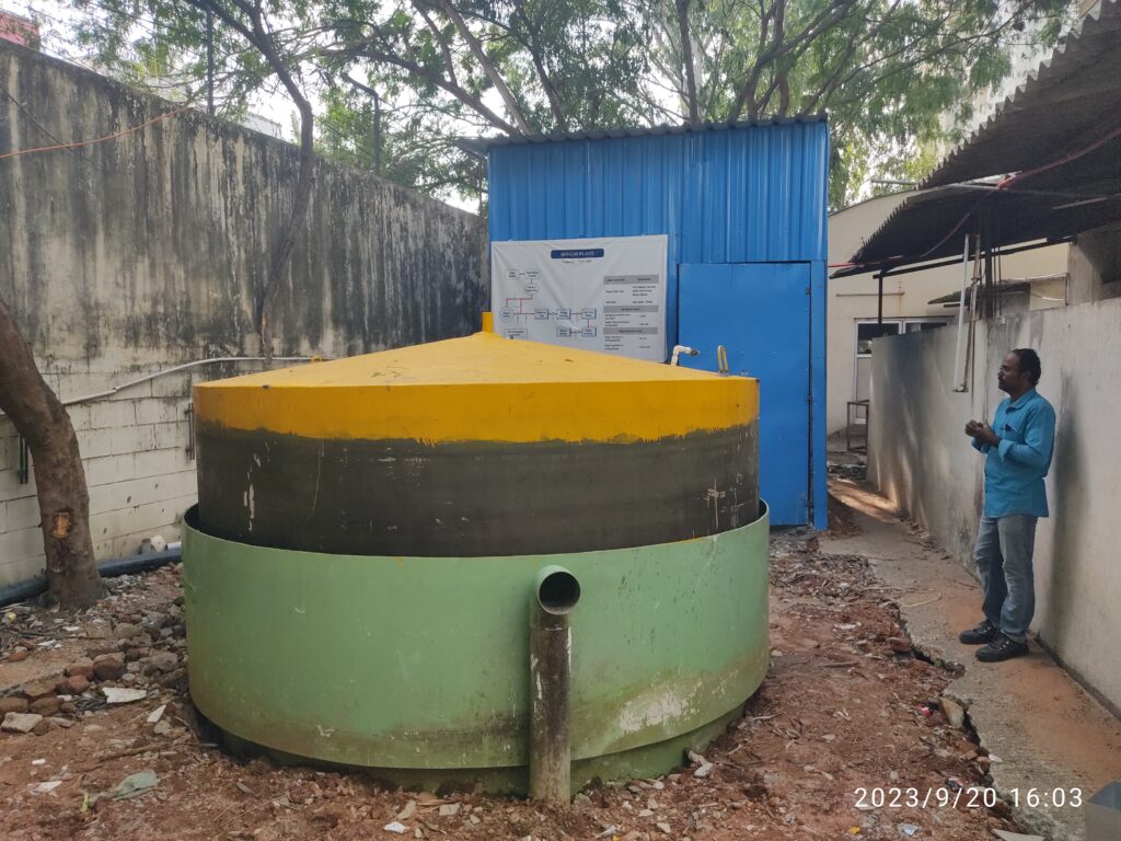 200Kg/day Food waste biogas plant