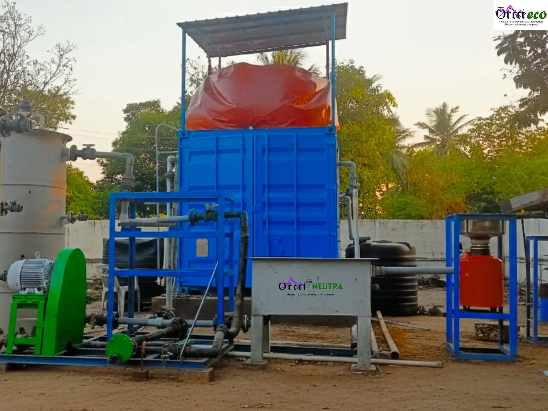 Fully automated Industrial Biogas Plant